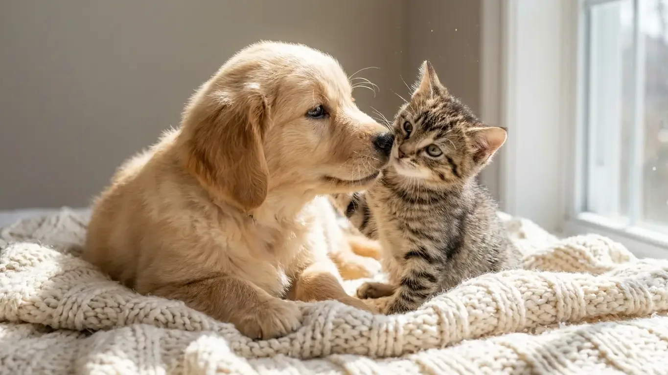 Chiot et chaton assurés jeunes pour un délai de carence plus court